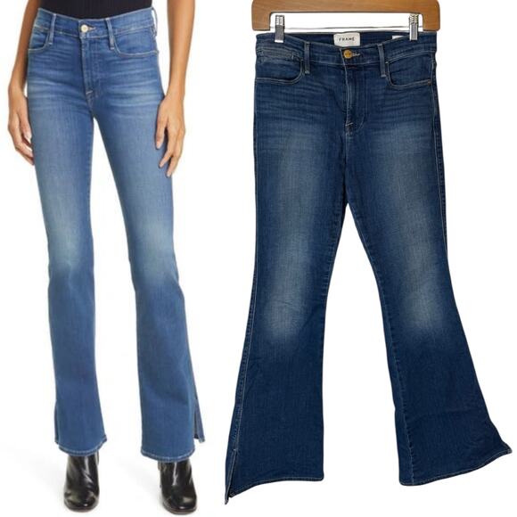 Frame Le Pixie High Flare Jeans size 26 - Picture 1 of 5